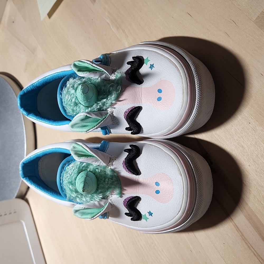 Vans girls unicorn slip ons